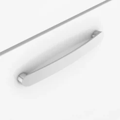 Brooklyn 1205mm Gloss White Double Basin 4 Drawer Vanity Unit -Bathroom Furniture dbfs12w4d nd3