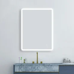 Cruze 600x800mm LED Universal Mirror Inc. Touch Sensor + Anti-Fog -Bathroom Furniture edm07 d3n