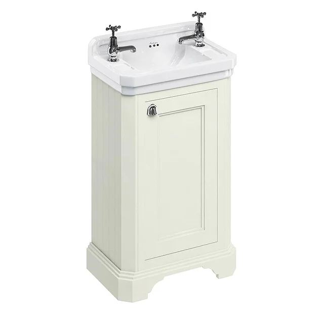 Burlington Freestanding Cloakroom Vanity Unit & Basin - Sand 3 Burlington Freestanding Cloakroom Vanity Unit & Basin - Sand