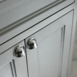 Burlington 65 2-Door Vanity Unit & Minerva Worktop With Basin - Sand -Bathroom Furniture ff8ob151th d1n