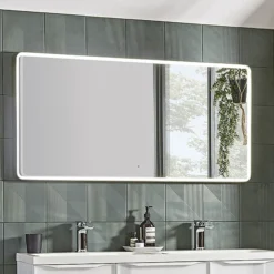 Roper Rhodes Frame 1200mm LED Illuminated Rectangular Mirror - Grey 7 Roper Rhodes Frame 1200mm LED Illuminated Rectangular Mirror - Grey -Bathroom Furniture fr120sw d1