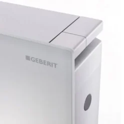Geberit - Monolith WC Unit & Cistern For Floorstanding WC's - White/Aluminium -Bathroom Furniture geberitmonolithwcunitcisternforfloorstandingwcswhited2
