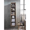 Crosswater Glide II Wall Hung Tower Unit - Windsor Oak -Bathroom Furniture gl3516fwo d1