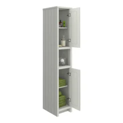 Chatsworth Traditional Grey Tall Cabinet -Bathroom Furniture grdantb d1