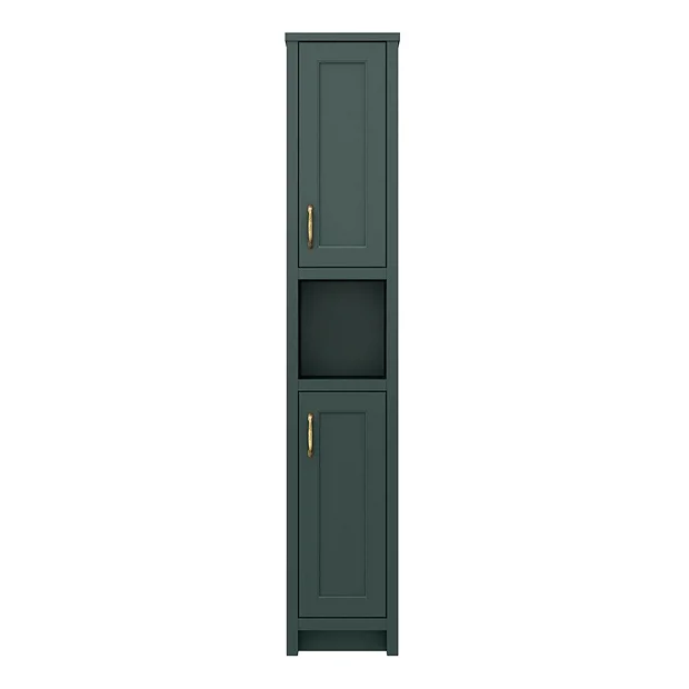 Chatsworth Traditional Green Tall Cabinet 6 Chatsworth Traditional Green Tall Cabinet - Image 4