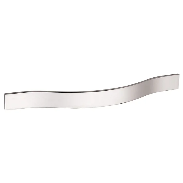 1 X Hudson Reed Strap Chrome Furniture Handle (192 X 24mm) 4 1 X Hudson Reed Strap Chrome Furniture Handle (192 X 24mm) - Image 2