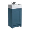 Roper Rhodes Hampton Cloakroom Unit & Basin - Derwent Blue