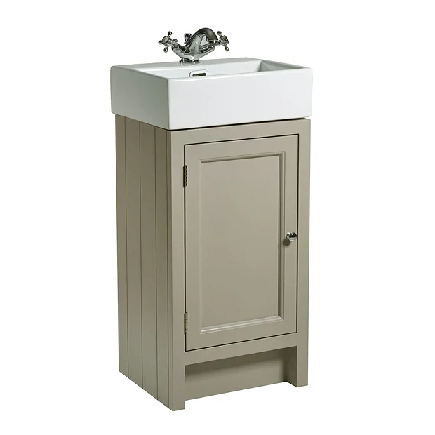 Roper Rhodes Hampton Cloakroom Unit & Basin - Mocha 3 Roper Rhodes Hampton Cloakroom Unit & Basin - Mocha