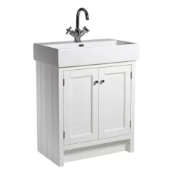 Roper Rhodes Hampton 700mm Countertop Unit & Basin - Chalk White