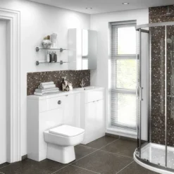 Hudson Reed Fusion 1500mm Gloss White Combination Unit (600 Vanity, 400 Base Unit + 500 WC Unit) 7 Hudson Reed Fusion 1500mm Gloss White Combination Unit (600 Vanity, 400 Base Unit + 500 WC Unit) -Bathroom Furniture hudsonreed1500mmglosswhitecombinationunit d2