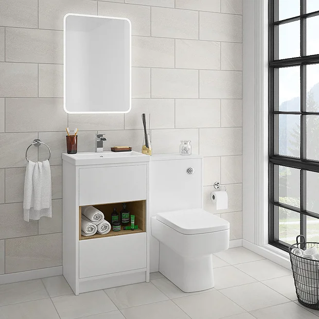 Haywood 500mm Gloss White WC Unit Only 3 Haywood 500mm Gloss White WC Unit Only