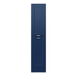 Keswick Blue 1400mm Traditional Floorstanding Tall Storage Unit 9 Keswick Blue 1400mm Traditional Floorstanding Tall Storage Unit -Bathroom Furniture kesblutb d2