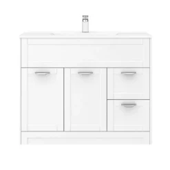 Keswick White 1015mm Traditional Floorstanding Vanity Unit 12 Keswick White 1015mm Traditional Floorstanding Vanity Unit -Bathroom Furniture keswht100 d3