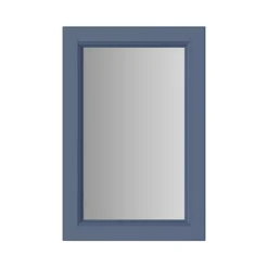 Heritage Caversham 400mm Framed Mirror - Maritime Blue