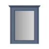 Heritage Caversham Single Door Mirror Wall Cabinet - Maritime Blue 2 Heritage Caversham Single Door Mirror Wall Cabinet - Maritime Blue -Bathroom Furniture kmbsmwu