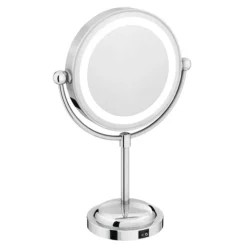 Arezzo LED Illuminated Free Standing Cosmetic Mirror