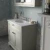 Old London 800mm Cabinet & Single Bowl Grey Marble Top - Timeless Sand 2 Old London 800mm Cabinet & Single Bowl Grey Marble Top - Timeless Sand -Bathroom Furniture lof429 d1