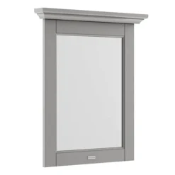 Old London 600mm Flat Mirror - Storm Grey
