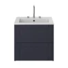 Heritage Lynton Midnight Blue 600mm Wall Hung Vanity Unit