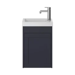 Heritage Lynton Midnight Blue Wall Hung Cloakroom Vanity Unit