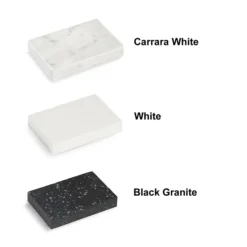 Burlington Freestanding Corner Vanity Unit - Matt White - Left Hand 1000mm With Worktop -Bathroom Furniture minervann