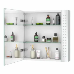 Toreno 650x600mm LED Illuminated Mirror Cabinet Inc. Motion Sensor -Bathroom Furniture mir015 detail1