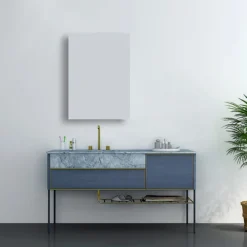 Toreno 500 X 700mm Single Door Mirror Cabinet 9 Toreno 500 X 700mm Single Door Mirror Cabinet -Bathroom Furniture mir100 d2n