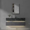 Toreno 500 X 700mm Single Door Mirror Cabinet 1 Toreno 500 X 700mm Single Door Mirror Cabinet -Bathroom Furniture mir100 d3n