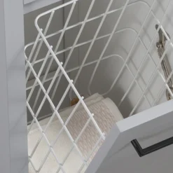 Montrose Dove Grey Laundry Unit With Matt Black Handle