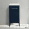 Montrose Indigo Blue Laundry Unit With Chrome Handle -Bathroom Furniture mtlamicp d3