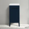Montrose Indigo Blue Laundry Unit With Matt Black Handle -Bathroom Furniture mtlamimb d3