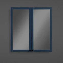 Montrose 600mm Indigo Blue Mirrored Cabinet With Matt Black Handles 7 Montrose 600mm Indigo Blue Mirrored Cabinet With Matt Black Handles -Bathroom Furniture mtmrmimb d1