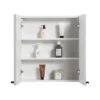 Montrose 600mm Dove Grey Mirrored Cabinet With Matt Black Handles 1 Montrose 600mm Dove Grey Mirrored Cabinet With Matt Black Handles -Bathroom Furniture mtmrmwmb d3