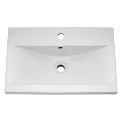 Hudson Reed Urban Satin White 500mm Wall Hung 2-Drawer Vanity Unit