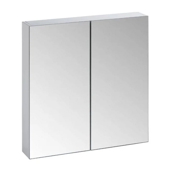 Tavistock Observe Double Door Mirror Cabinet - Gloss White 3 Tavistock Observe Double Door Mirror Cabinet - Gloss White