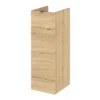 Hudson Reed Fusion Natural Oak 300x335mm Drawer Lined Base Unit