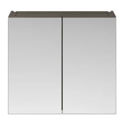 Brooklyn 800mm Grey Avola Bathroom Mirror Cabinet - 2 Door 8 Brooklyn 800mm Grey Avola Bathroom Mirror Cabinet - 2 Door -Bathroom Furniture off519 d2