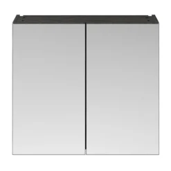 Brooklyn 800mm Hacienda Black Bathroom Mirror Cabinet - 2 Door 7 Brooklyn 800mm Hacienda Black Bathroom Mirror Cabinet - 2 Door -Bathroom Furniture off619 d2