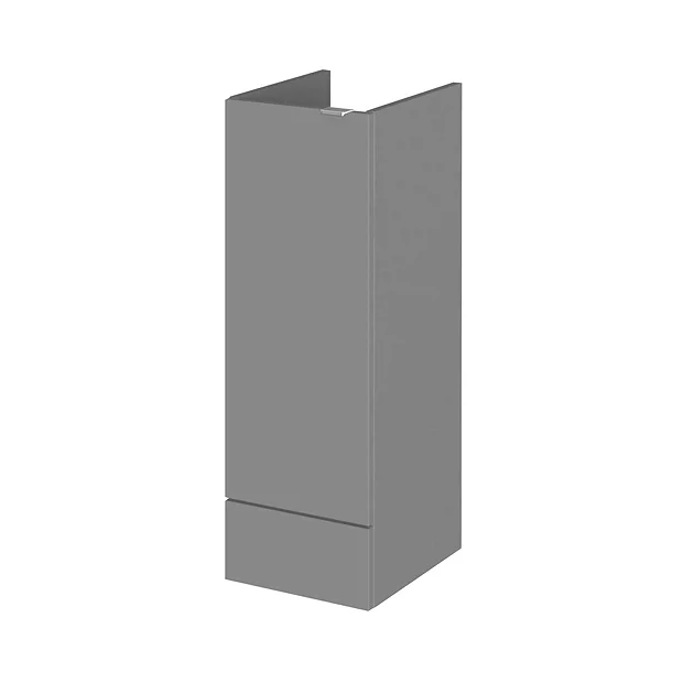 Hudson Reed 300x355mm Gloss Grey Full Depth Base Unit 4 Hudson Reed 300x355mm Gloss Grey Full Depth Base Unit - Image 2