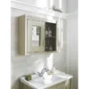 Old London - 800 Mirror Cabinet - Natural Walnut 1 Old London - 800 Mirror Cabinet - Natural Walnut -Bathroom Furniture old london 800m d3nnn