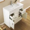 Nuie Cardinal Minimalist Gloss White Vanity Unit W1000 X D400mm 1 Nuie Cardinal Minimalist Gloss White Vanity Unit W1000 X D400mm -Bathroom Furniture premiercardinalminimalistglosswhitevanityunitw1000xd400mmvtmw1000d2