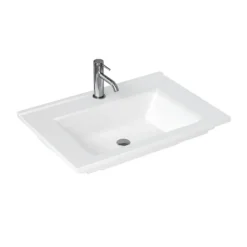 Britton Shoreditch 650mm Wall-Hung Single Drawer Vanity Unit With Black Handle - Matt White 9 Britton Shoreditch 650mm Wall-Hung Single Drawer Vanity Unit With Black Handle - Matt White -Bathroom Furniture s65ddbsq d1 1