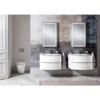 Crosswater - Svelte Two Drawer Vanity Unit & Basin - White Gloss 2 Crosswater - Svelte Two Drawer Vanity Unit & Basin - White Gloss -Bathroom Furniture se60wg d6