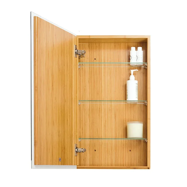 700mm Slimline Mirror Cabinet Bamboo 3 700mm Slimline Mirror Cabinet Bamboo