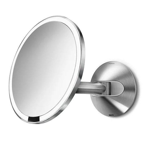 Simplehuman Rechargeable Wall Mounted 20cm Cosmetic Sensor Mirror 4 Simplehuman Rechargeable Wall Mounted 20cm Cosmetic Sensor Mirror - Image 2