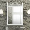 Burlington Georgian Mirror With White Aluminium Frame