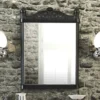 Burlington Georgian Mirror With Black Aluminium Frame 1 Burlington Georgian Mirror With Black Aluminium Frame -Bathroom Furniture t47blad