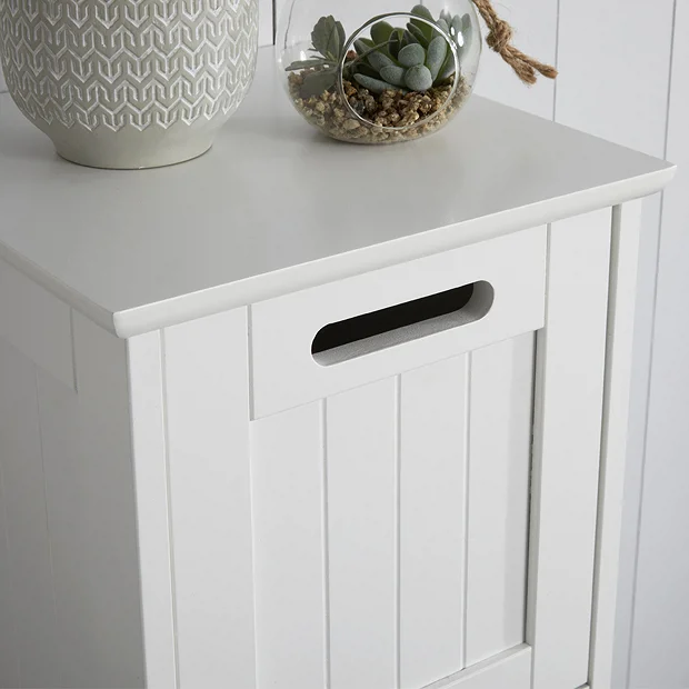 Tongue And Groove 4 Drawer Bathroom Storage Unit - White 6 Tongue And Groove 4 Drawer Bathroom Storage Unit - White - Image 4