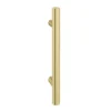 Venice 250x300mm Gloss White Cupboard Unit With Brushed Brass Handles
