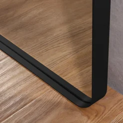 Venice Black Frame 500 X 750mm Rectangular Mirror 9 Venice Black Frame 500 X 750mm Rectangular Mirror -Bathroom Furniture venbf5075 d1